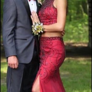 Prom Formal Beaded Dress